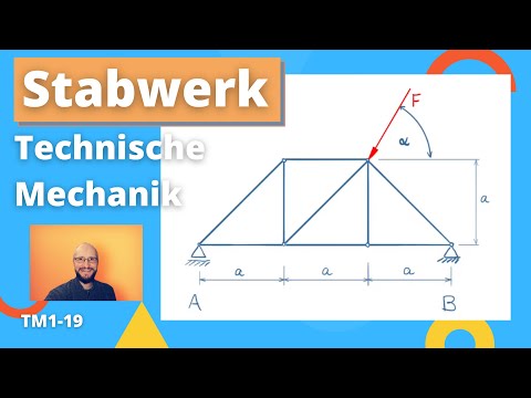 Technische Mechanik 1, Übung 19 - Stabwerk