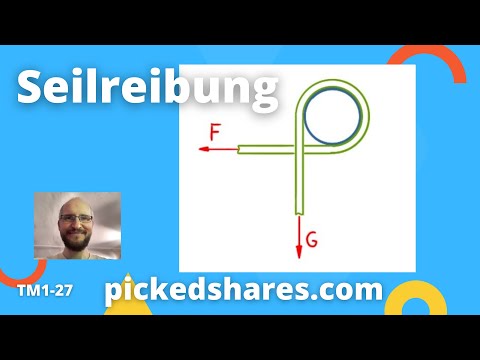 Seilreibung - einfaches Beispiel Technische Mechanik 1 (Euler-Eytelwein)