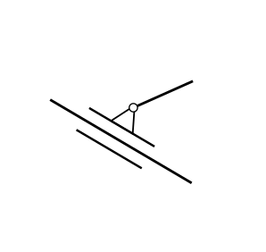 Symbol sliding guide with joint